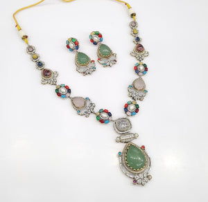 Sabyasachi Necklace 08649 - KRISHNA'S SWETA JEWELLERY