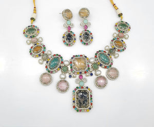 Sabyasachi Necklace 08650 - KRISHNA'S SWETA JEWELLERY