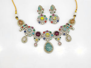 Sabyasachi Necklace 08652 - KRISHNA'S SWETA JEWELLERY