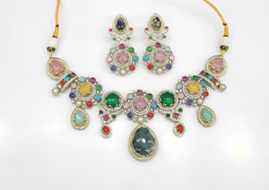 Sabyasachi Necklace 08652 - KRISHNA'S SWETA JEWELLERY