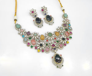 Sabyasachi Necklace 08654 - KRISHNA'S SWETA JEWELLERY