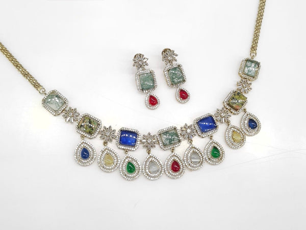 Sabyasachi Necklace 08724 - KRISHNA'S SWETA JEWELLERY