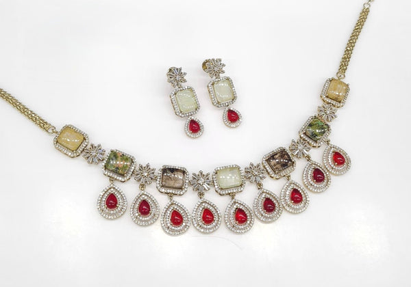 Sabyasachi Necklace 08724 - KRISHNA'S SWETA JEWELLERY