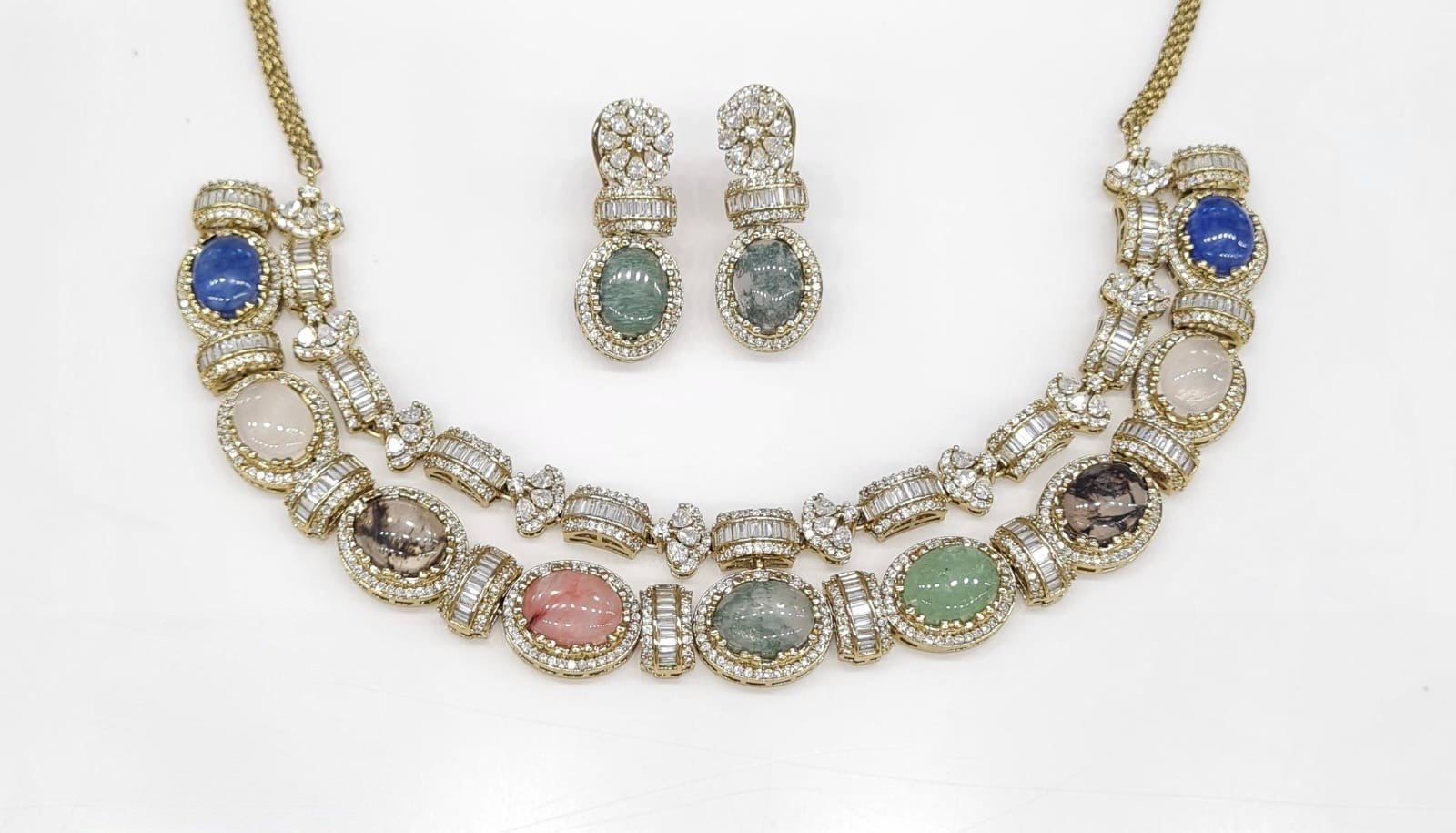 Sabyasachi Necklace 08725 - KRISHNA'S SWETA JEWELLERY