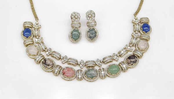 Sabyasachi Necklace 08725 - KRISHNA'S SWETA JEWELLERY