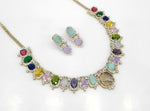 Sabyasachi Necklace 08728 - KRISHNA'S SWETA JEWELLERY