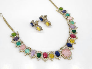 Sabyasachi Necklace 08728 - KRISHNA'S SWETA JEWELLERY