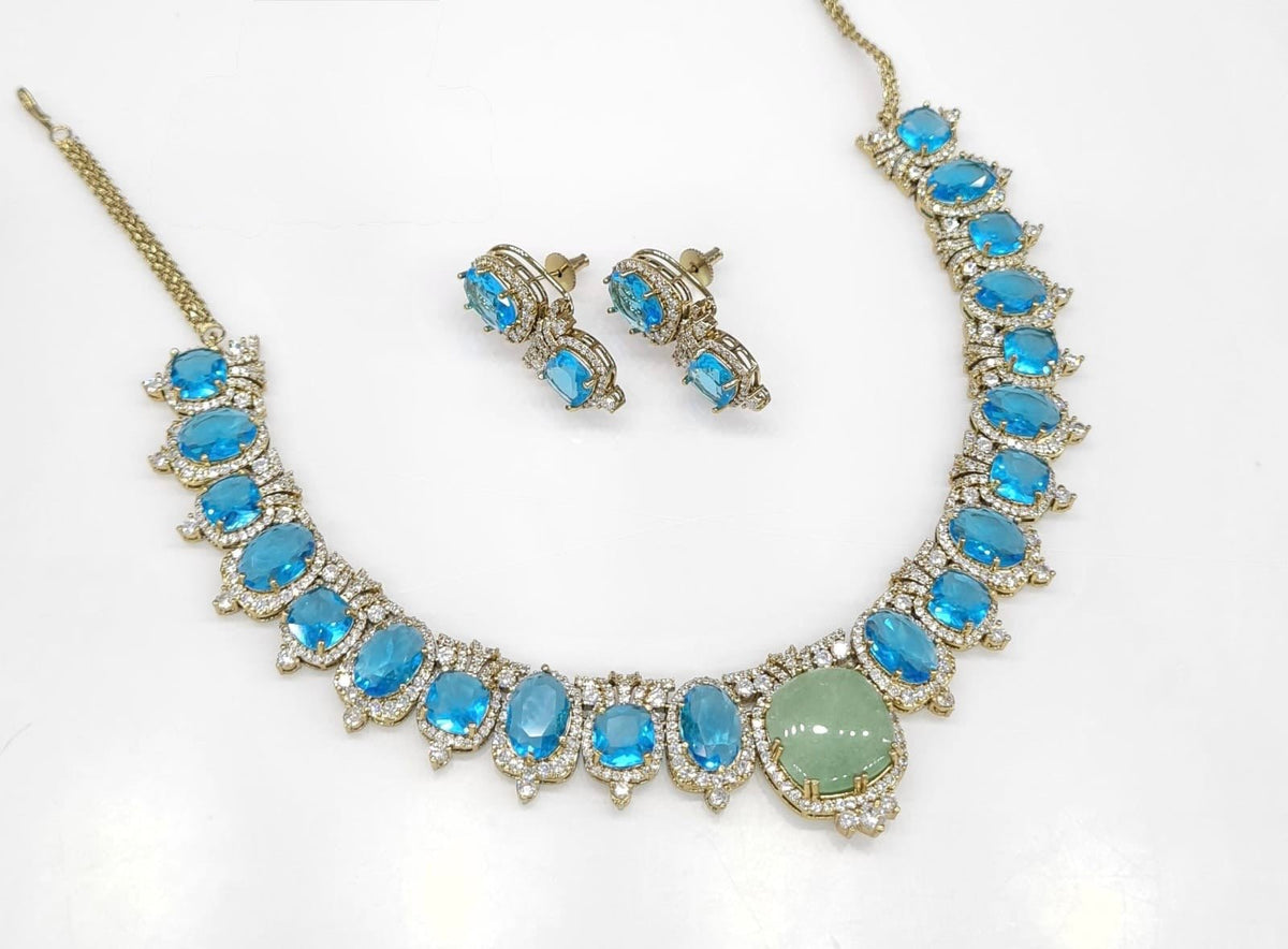Sabyasachi Necklace 08728 - KRISHNA'S SWETA JEWELLERY