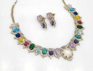 Sabyasachi Necklace 08728 - KRISHNA'S SWETA JEWELLERY