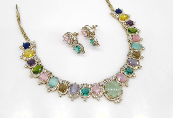 Sabyasachi Necklace 08728 - KRISHNA'S SWETA JEWELLERY