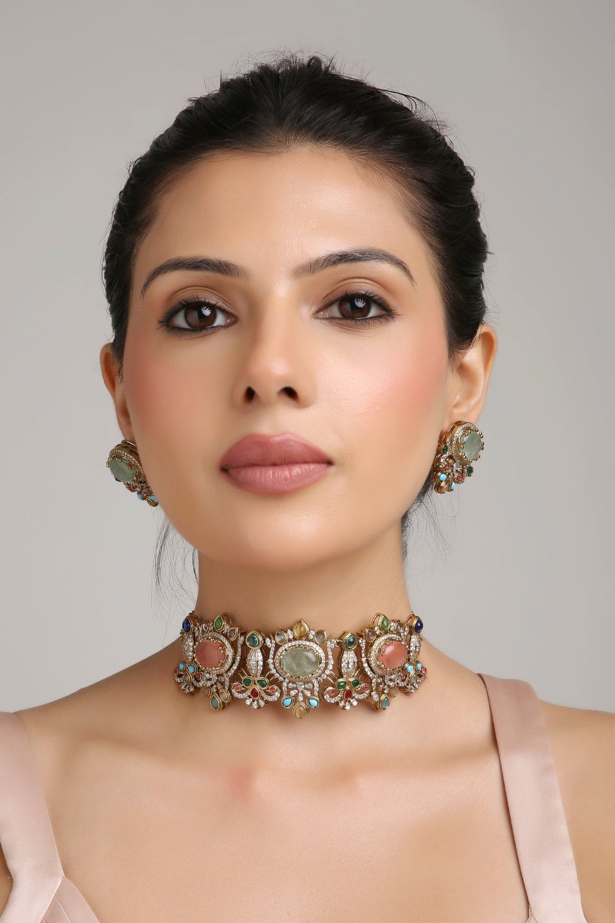 Sabyasachi Necklace 08731 - KRISHNA'S SWETA JEWELLERY