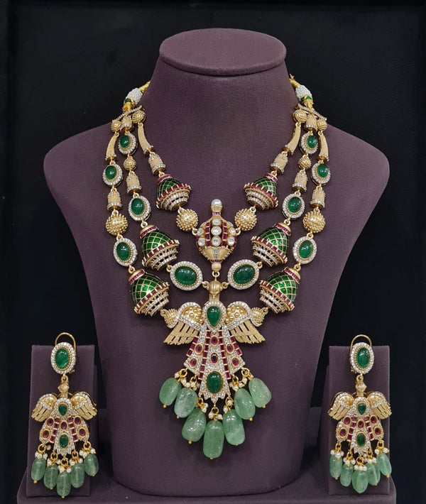 Sabyasachi Necklace 09414 - KRISHNA'S SWETA JEWELLERY