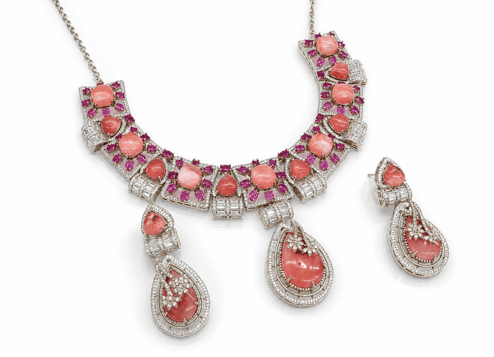 Sabyasachi Necklace 10040 - KRISHNA'S SWETA JEWELLERY