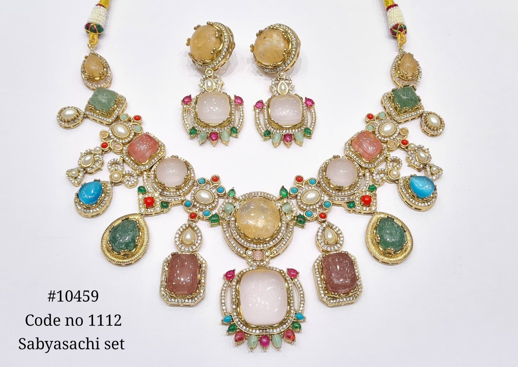Sabyasachi Necklace 10459 - KRISHNA'S SWETA JEWELLERY