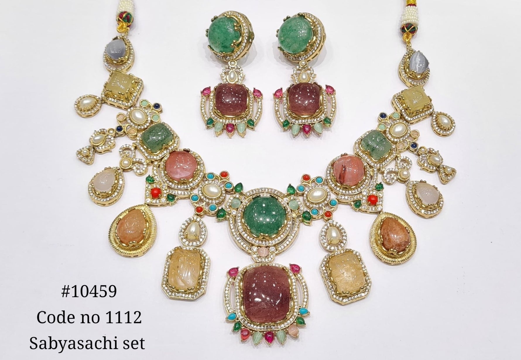 Sabyasachi Necklace 10459 - KRISHNA'S SWETA JEWELLERY