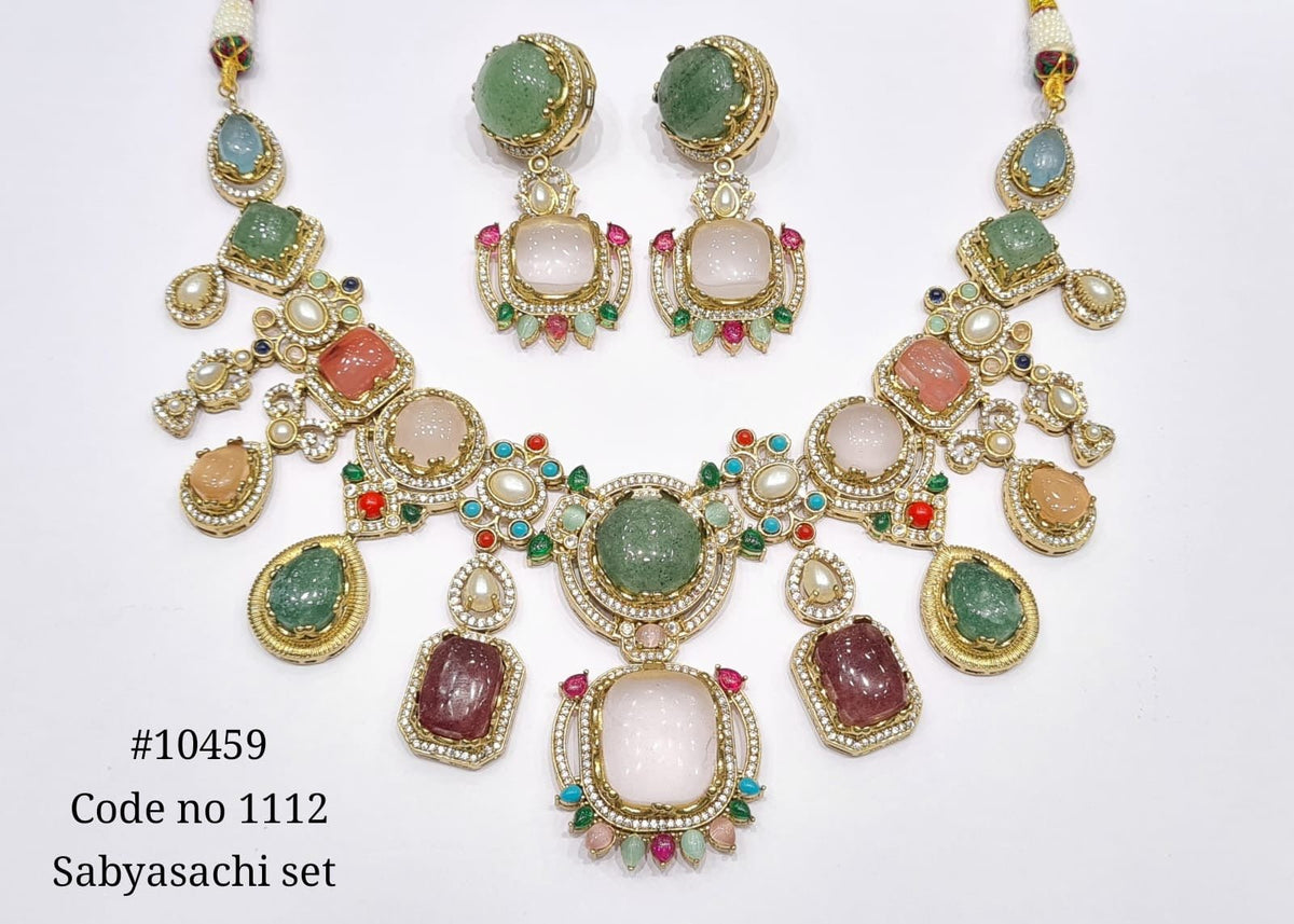 Sabyasachi Necklace 10459 - KRISHNA'S SWETA JEWELLERY