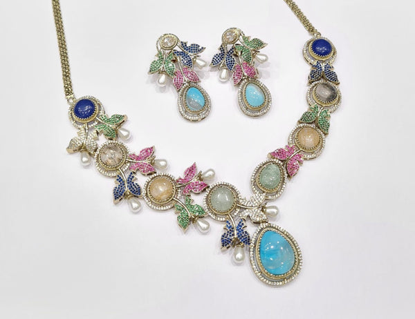 Sabyasachi Necklace 10586 - KRISHNA'S SWETA JEWELLERY