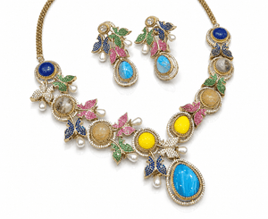 Sabyasachi Necklace 10586 - KRISHNA'S SWETA JEWELLERY