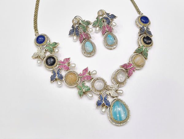 Sabyasachi Necklace 10586 - KRISHNA'S SWETA JEWELLERY