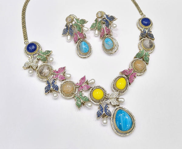 Sabyasachi Necklace 10586 - KRISHNA'S SWETA JEWELLERY