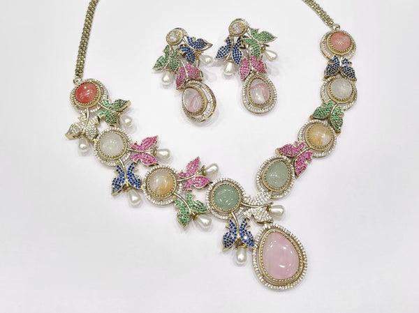 Sabyasachi Necklace 10586 - KRISHNA'S SWETA JEWELLERY