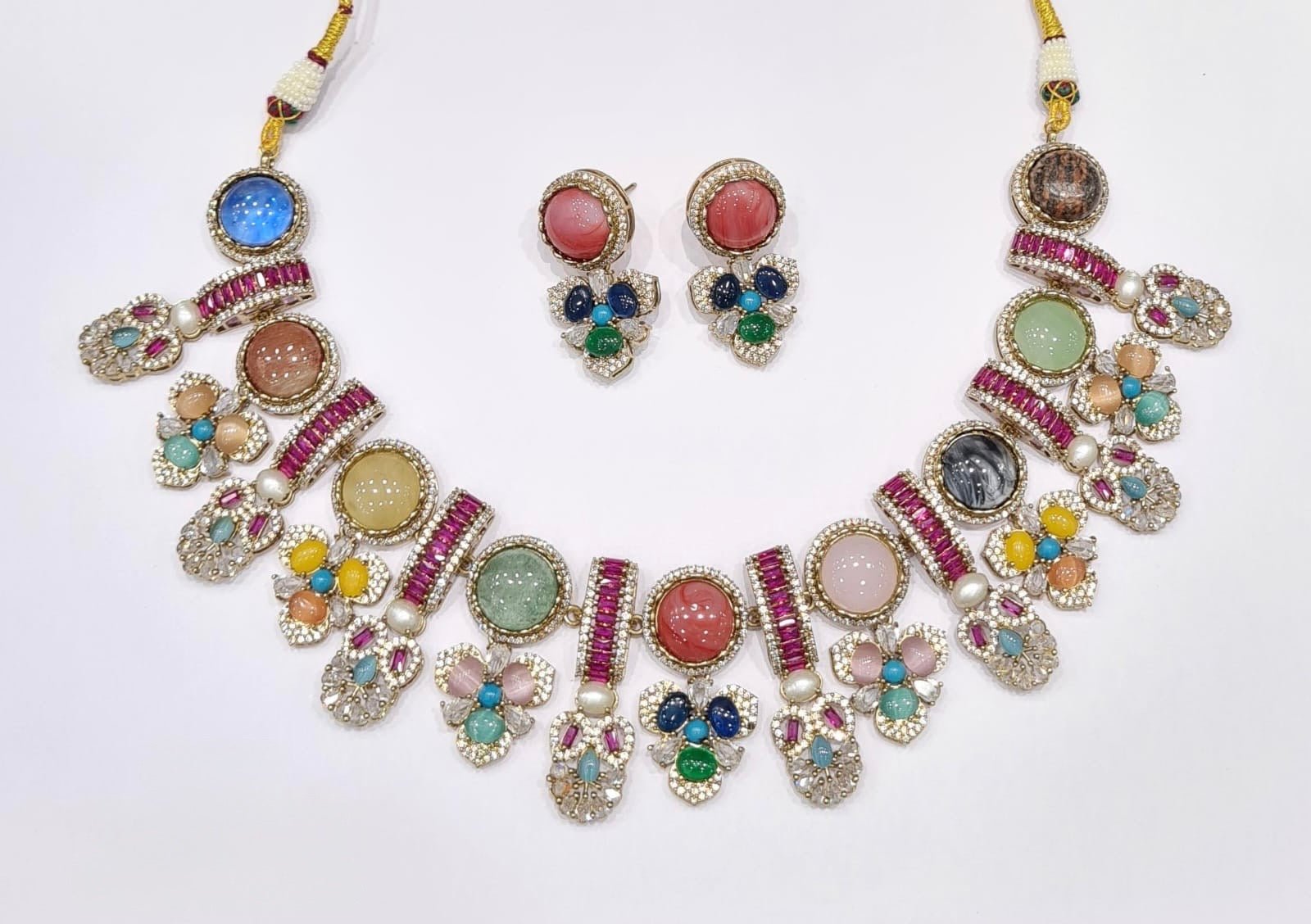 Sabyasachi Necklace 10590 - KRISHNA'S SWETA JEWELLERY