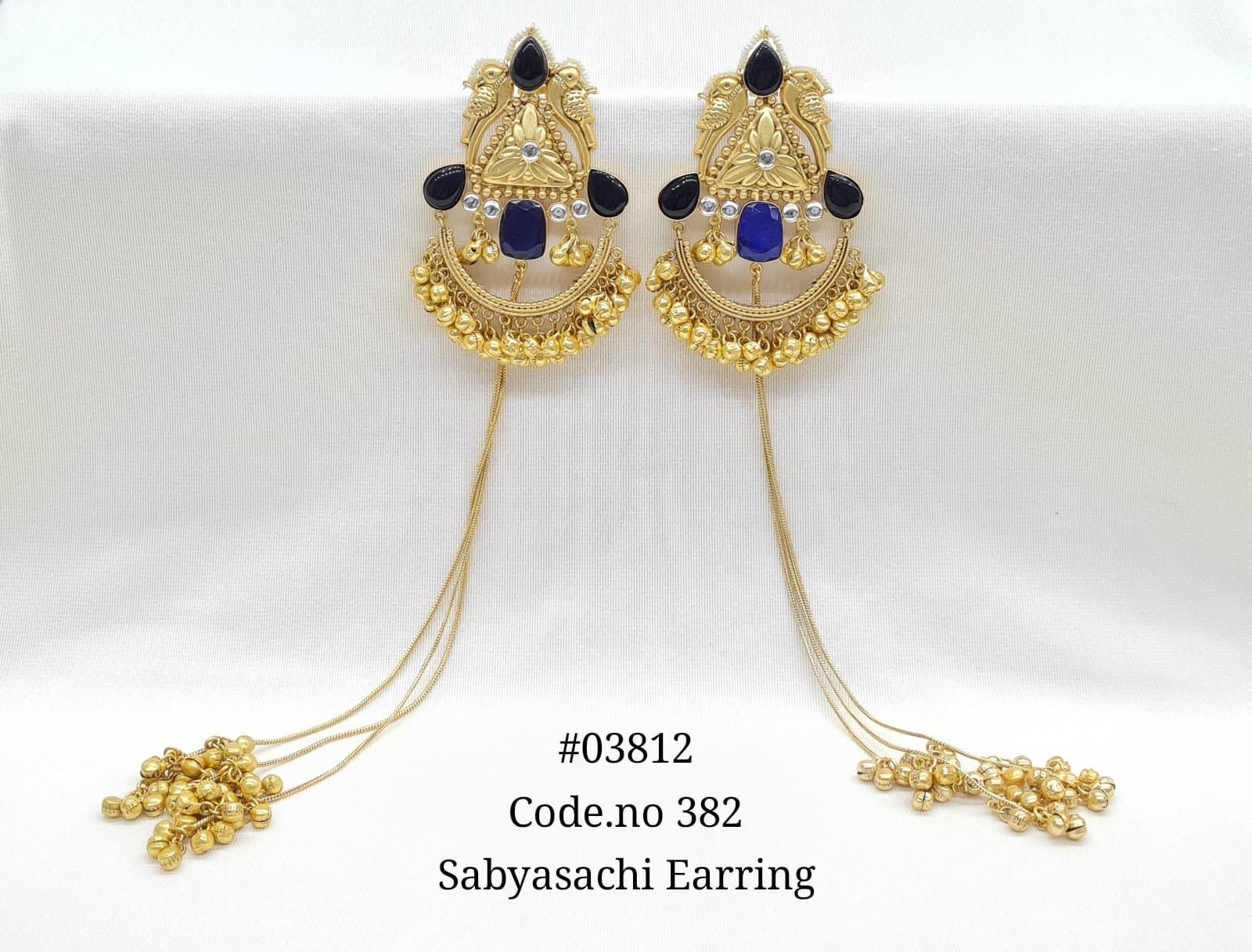 Sabysachi Earrings 03812 - KRISHNA'S SWETA JEWELLERY