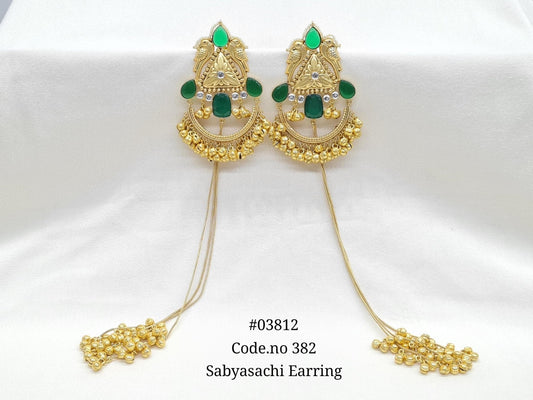 Sabysachi Earrings 03812 - KRISHNA'S SWETA JEWELLERY