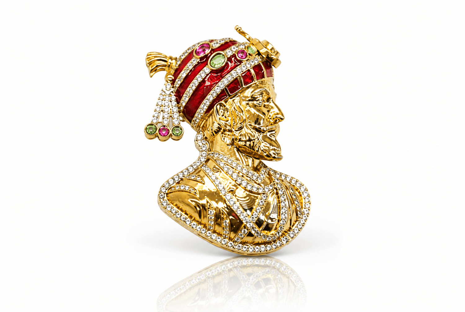 Shivaji Raje Brooch 10498 - KRISHNA'S SWETA JEWELLERY
