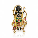 Shree Ram Brooch 12538 - Krishna's Sweta Jewellery