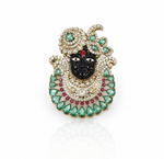Shreenathji Brooch 11181 - KRISHNA'S SWETA JEWELLERY
