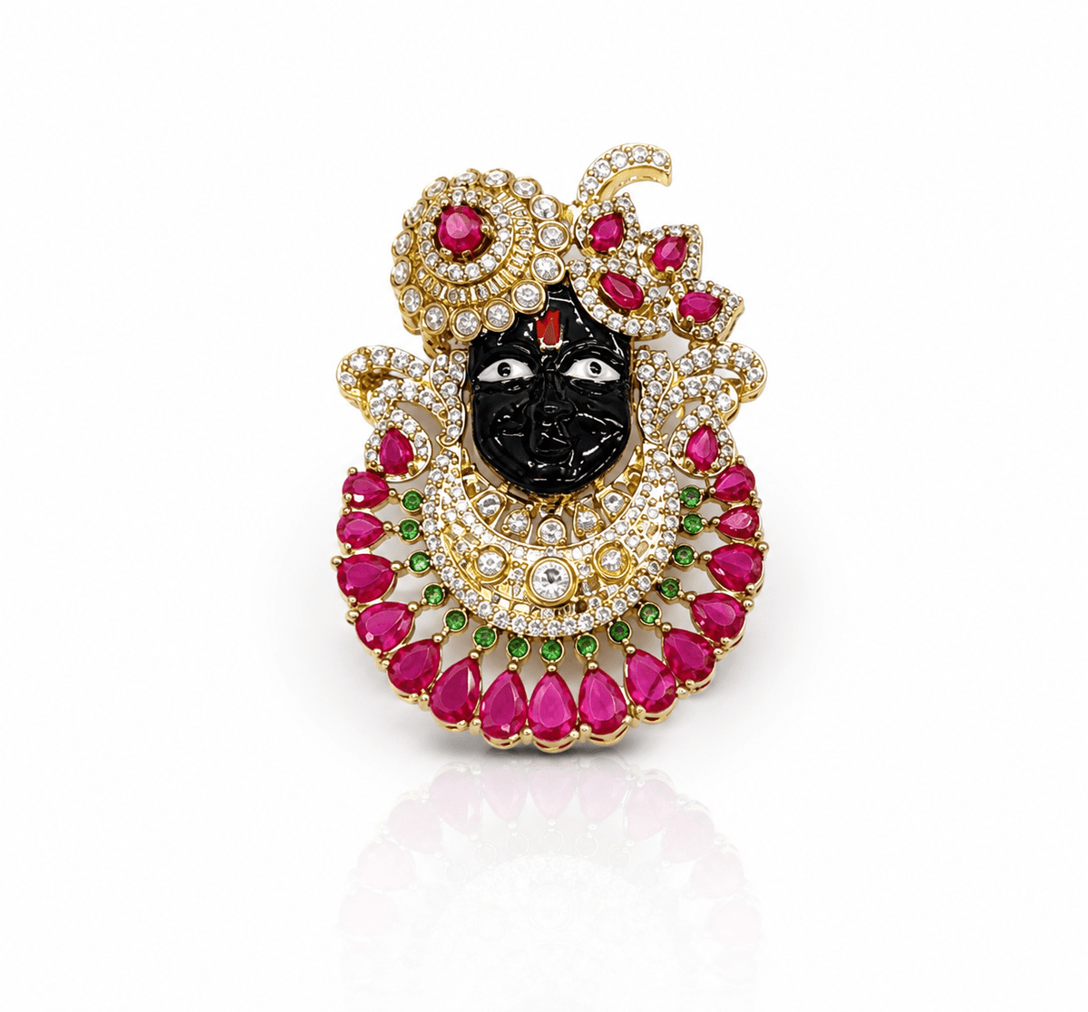 Shreenathji Brooch 11181 - KRISHNA'S SWETA JEWELLERY