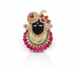 Shreenathji Brooch 11181 - KRISHNA'S SWETA JEWELLERY