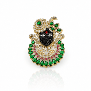 Shreenathji Brooch 11181 - KRISHNA'S SWETA JEWELLERY