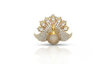 Sovereign Peacock Brooch 08501 - KRISHNA'S SWETA JEWELLERY