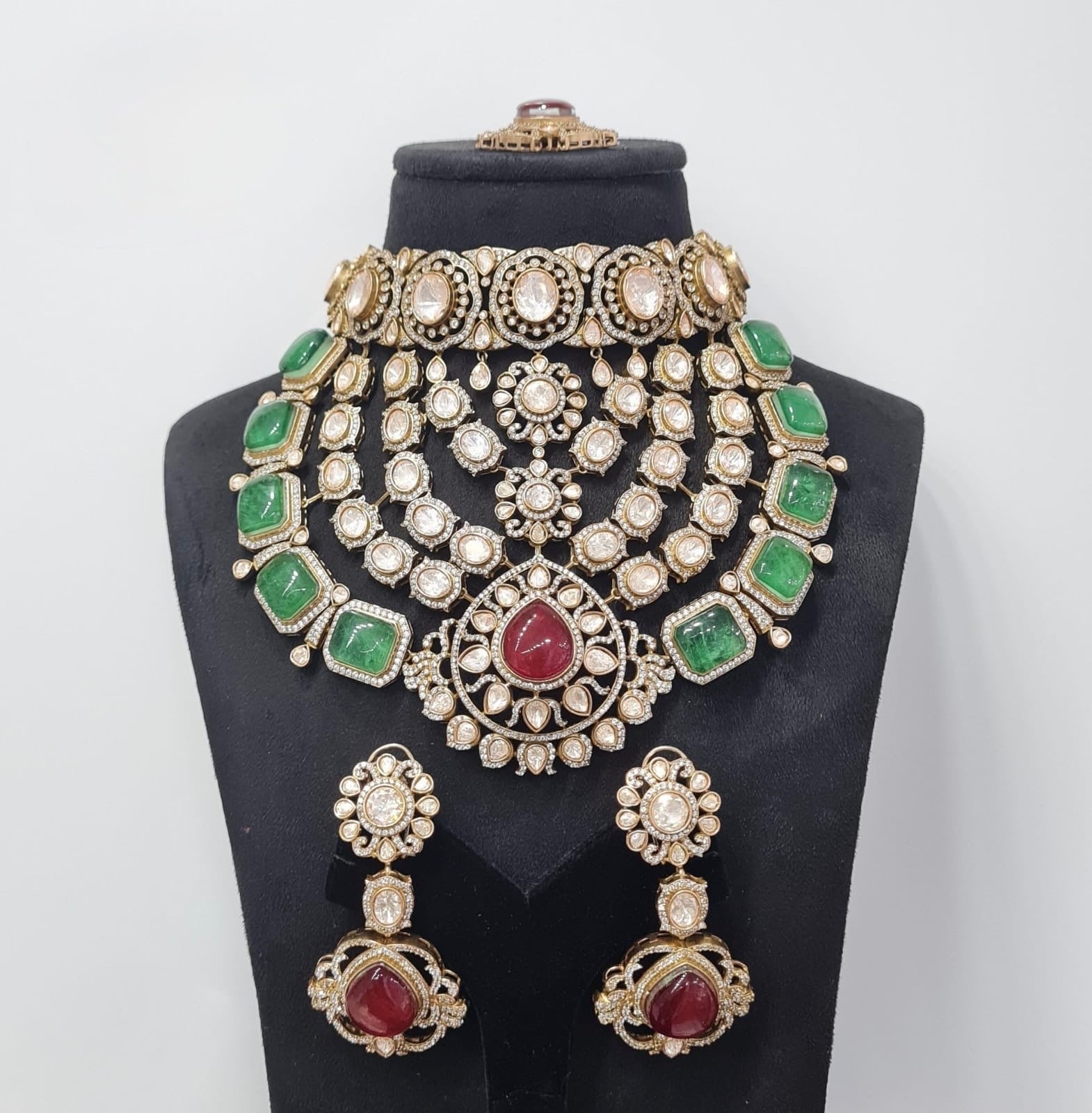 Statement Bride Set 06710 - KRISHNA'S SWETA JEWELLERY