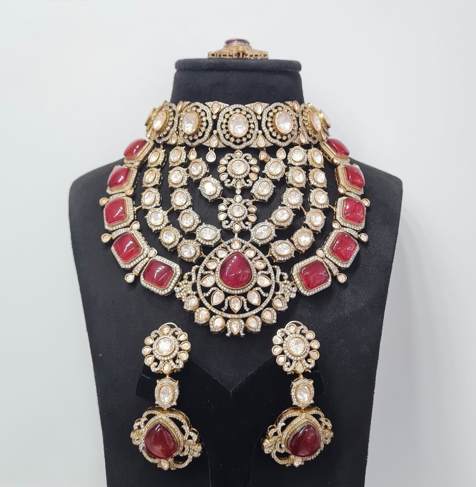 Statement Bride Set 06710 - KRISHNA'S SWETA JEWELLERY