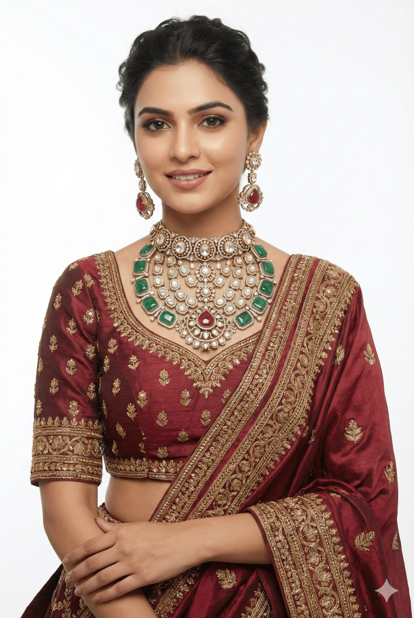 Statement Bride Set 06710 - KRISHNA'S SWETA JEWELLERY