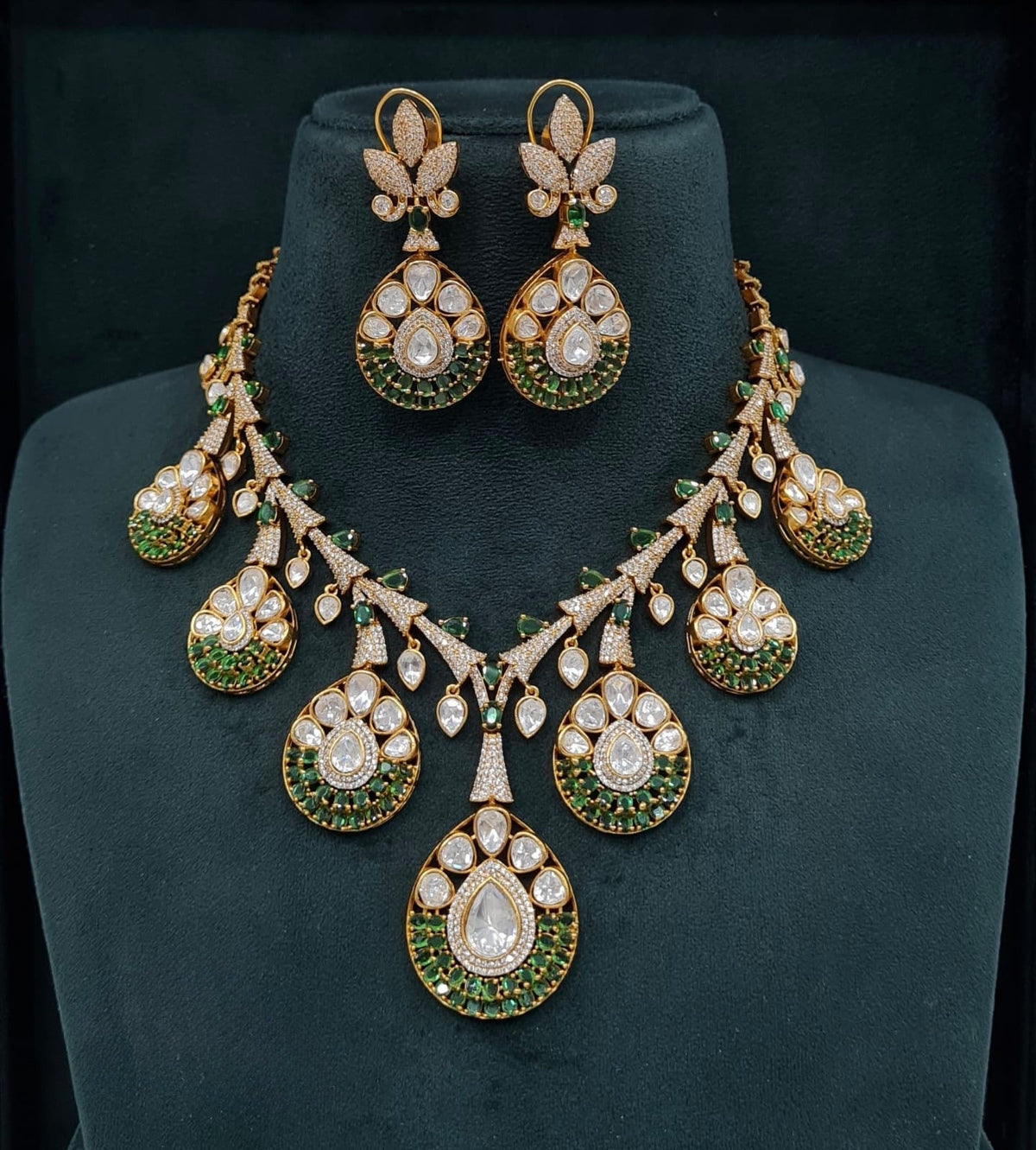 Strawberry Necklace 08127 - KRISHNA'S SWETA JEWELLERY