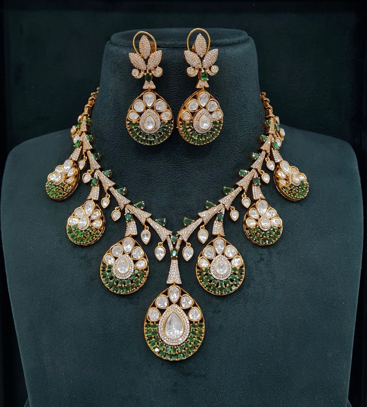 Strawberry Necklace 08127 - KRISHNA'S SWETA JEWELLERY