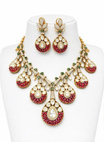 Strawberry Necklace 08127 - KRISHNA'S SWETA JEWELLERY