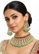Swarn Sri Bride Set 08106 - KRISHNA'S SWETA JEWELLERY