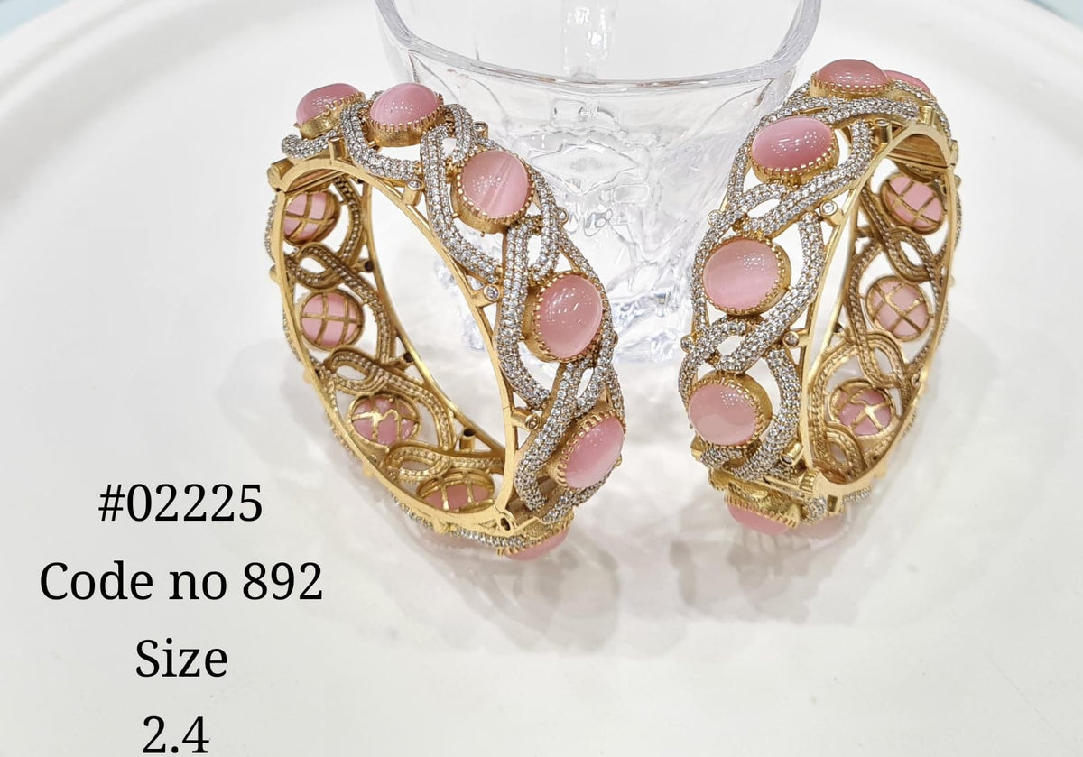Victorian bangles 02225 - KRISHNA'S SWETA JEWELLERY