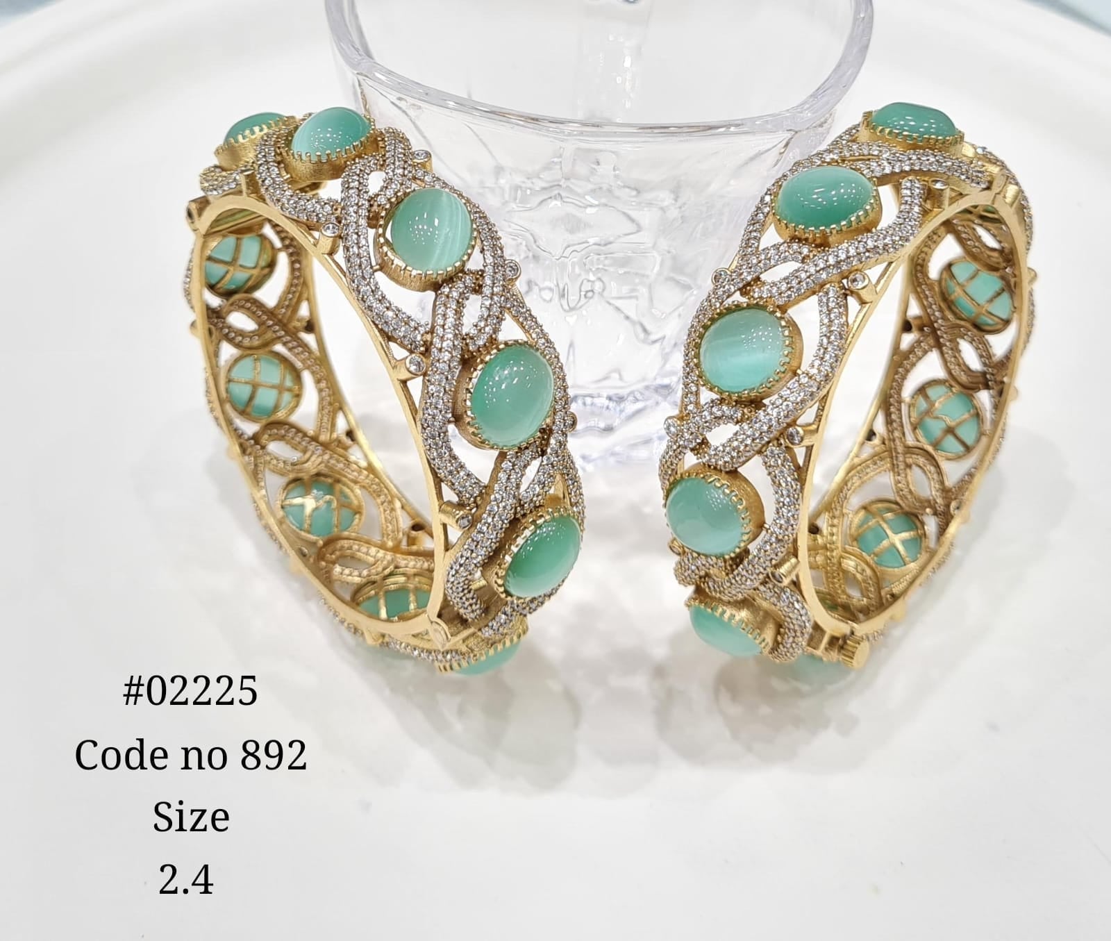 Victorian bangles 02225 - KRISHNA'S SWETA JEWELLERY