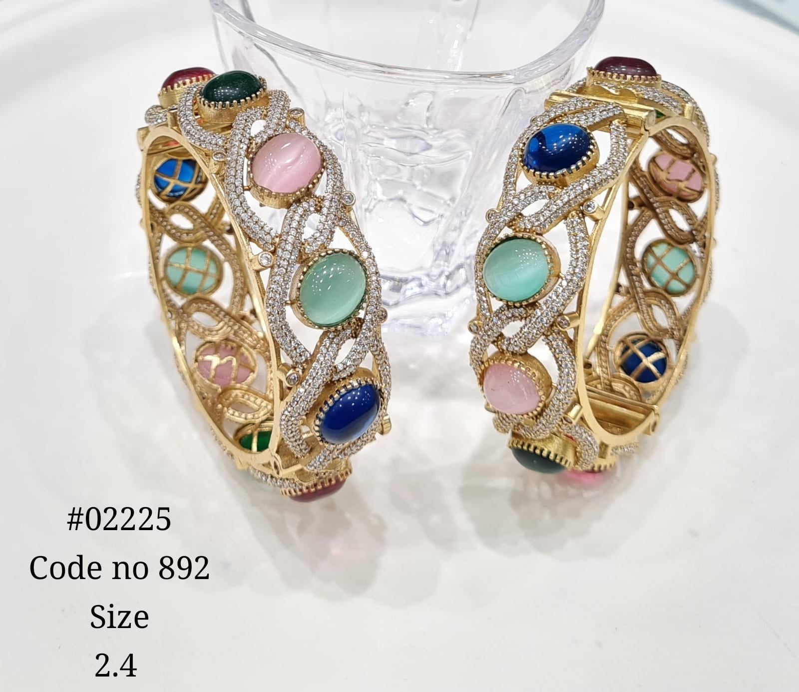 Victorian bangles 02225 - KRISHNA'S SWETA JEWELLERY