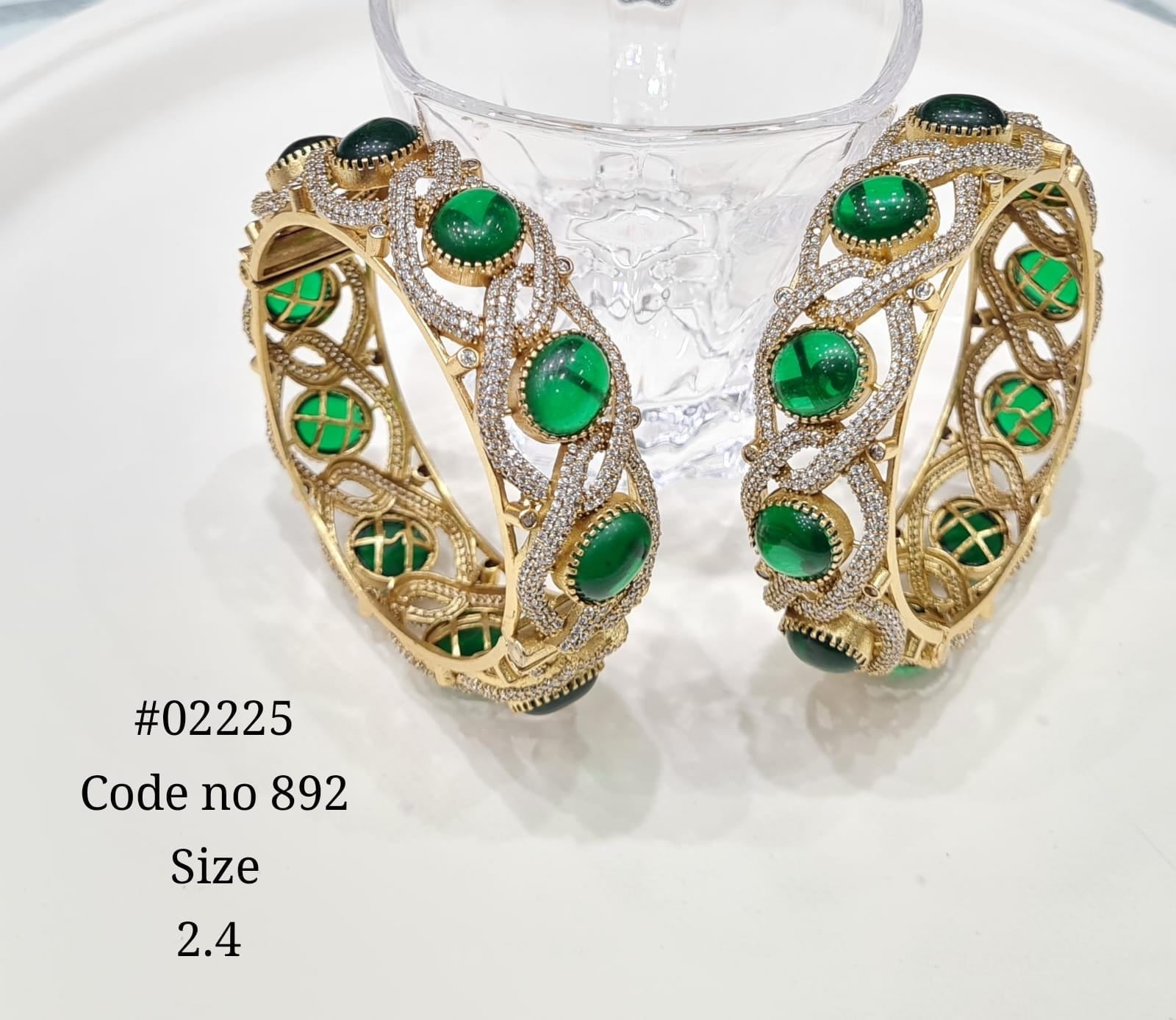 Victorian bangles 02225 - KRISHNA'S SWETA JEWELLERY
