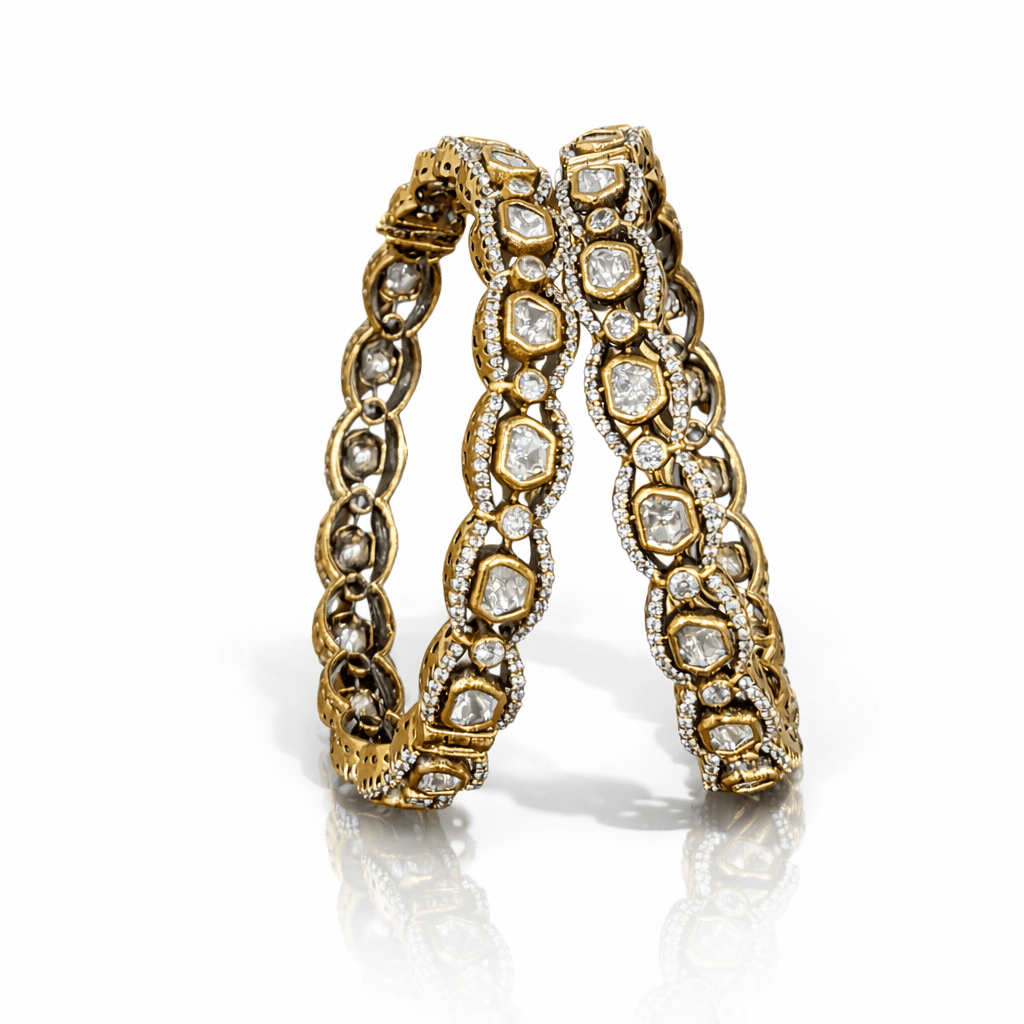 Victorian Bangles 06391 - KRISHNA'S SWETA JEWELLERY