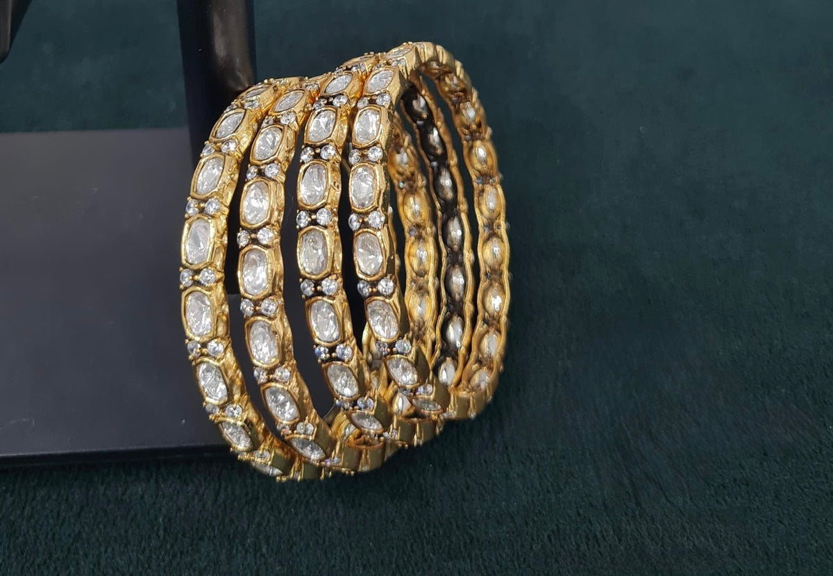 Victorian Bangles 07046 - KRISHNA'S SWETA JEWELLERY