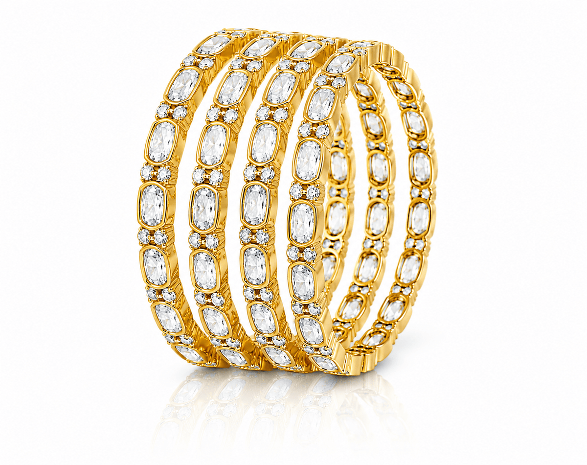 Victorian Bangles 07046 - KRISHNA'S SWETA JEWELLERY
