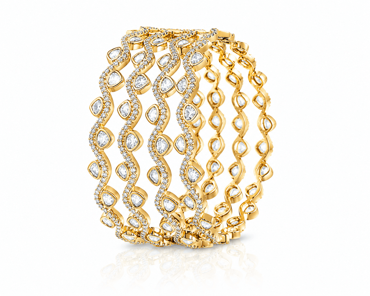 Victorian Bangles 07051 - KRISHNA'S SWETA JEWELLERY